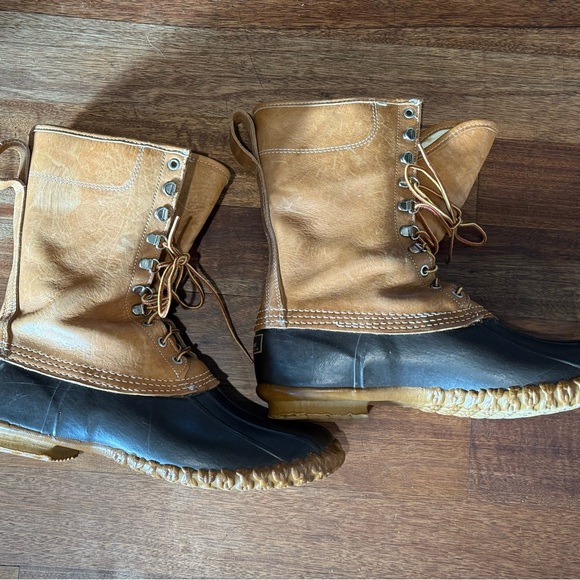 LL Bean Boots Hunting Shoes Size 11-11.5 Vintage 70s-80s - Picture 3 of 10